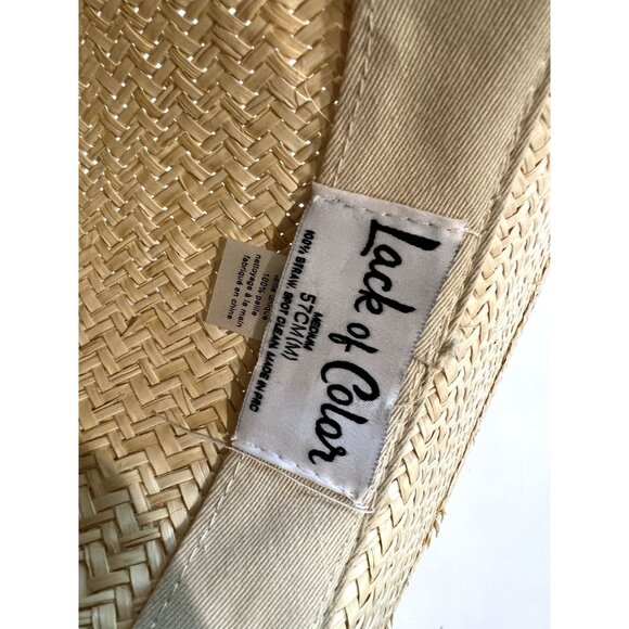 Lack Of Color Round Top Tall Straw Hat in Natural - Picture 4 of 4